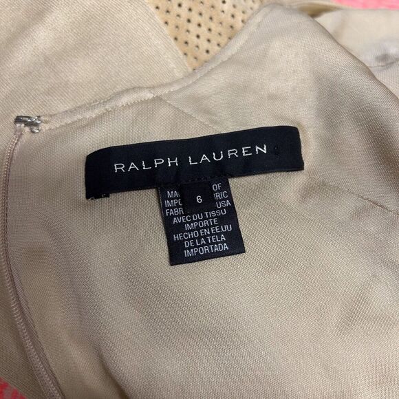 Ralph Lauren Black Label Collection Dress Size 6 Panel‎ Sheath Midi Cocktail - Picture 2 of 12